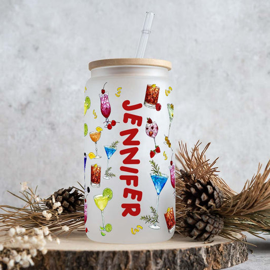 Sommerfeeling – personalisiertes Cocktailglas