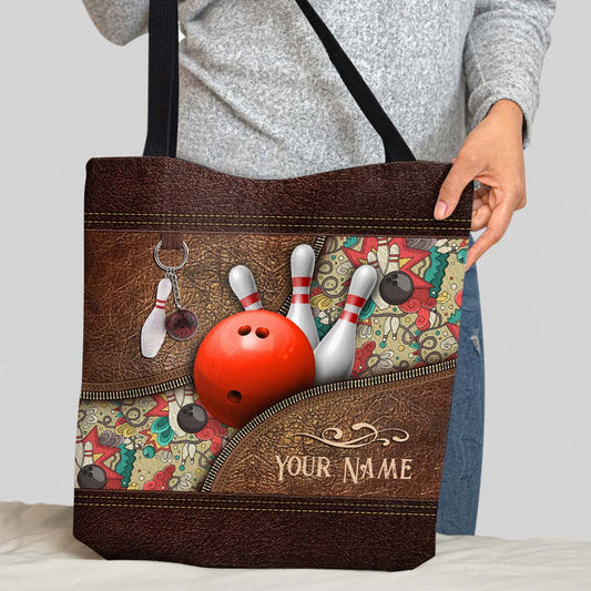 Personalisierte Tragetasche „Love Bowling“