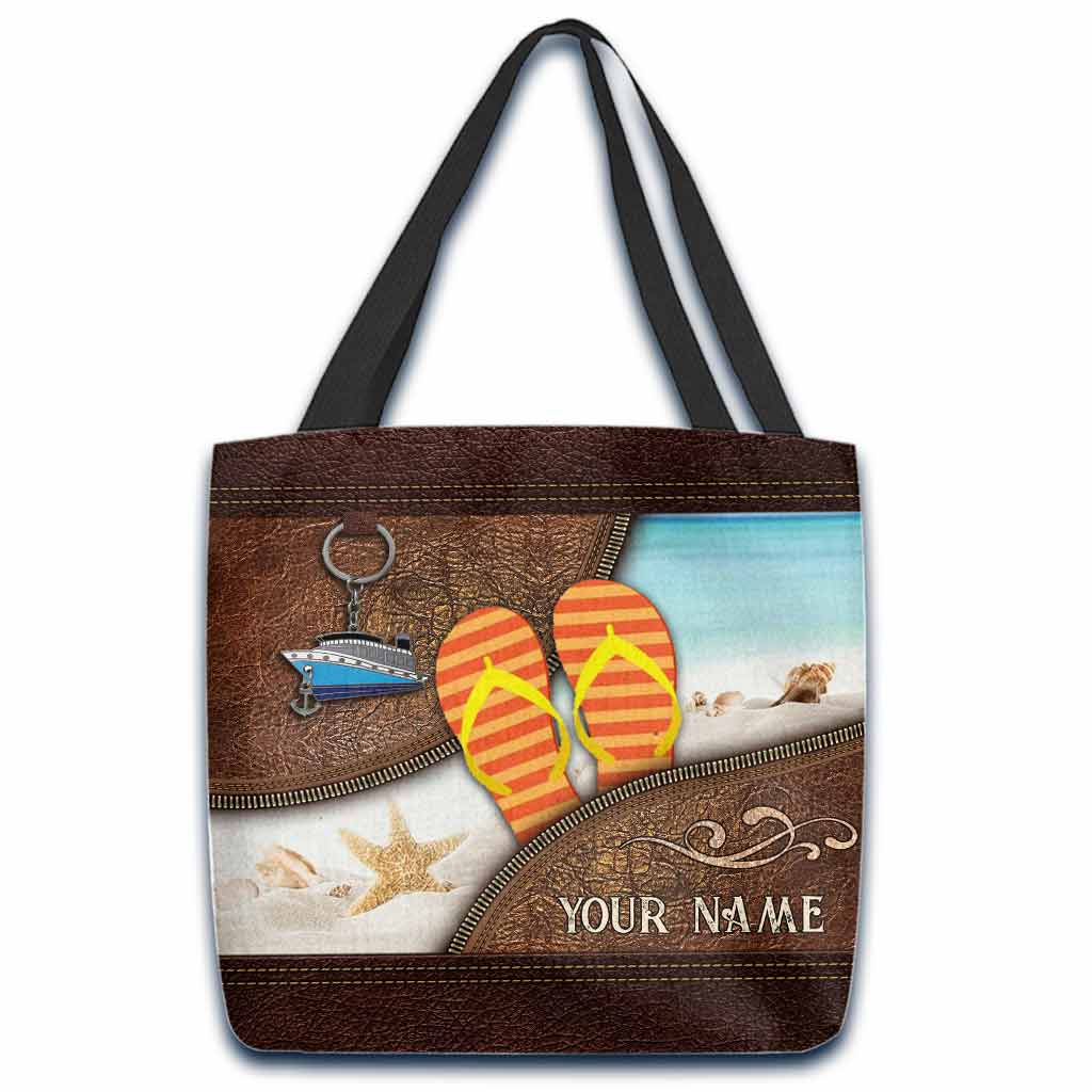 Flipflop Kind Of Girl - Sea Lover Personalized Tote Bag