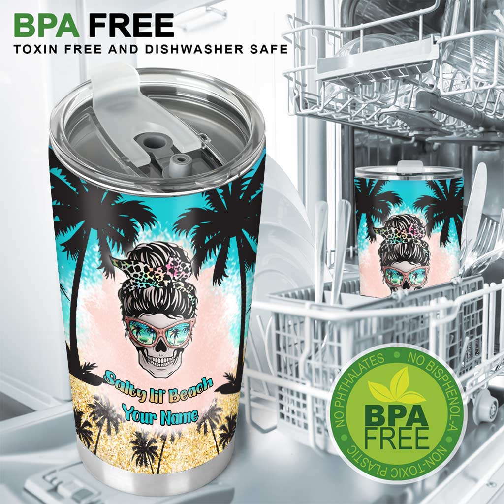 Salty Lil' Beach – Personalisierter Becher für Meeresliebhaber