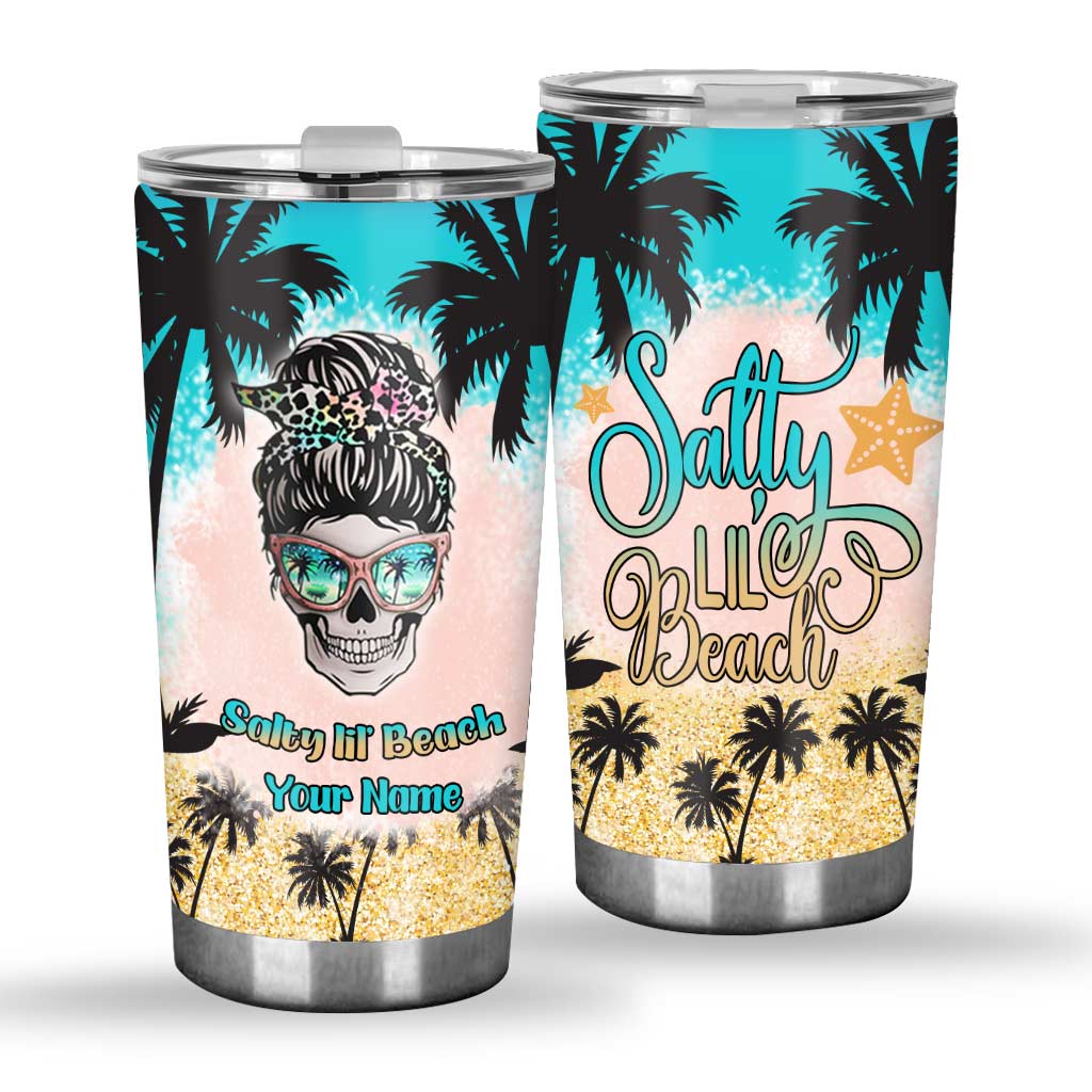 Salty Lil' Beach – Personalisierter Becher für Meeresliebhaber