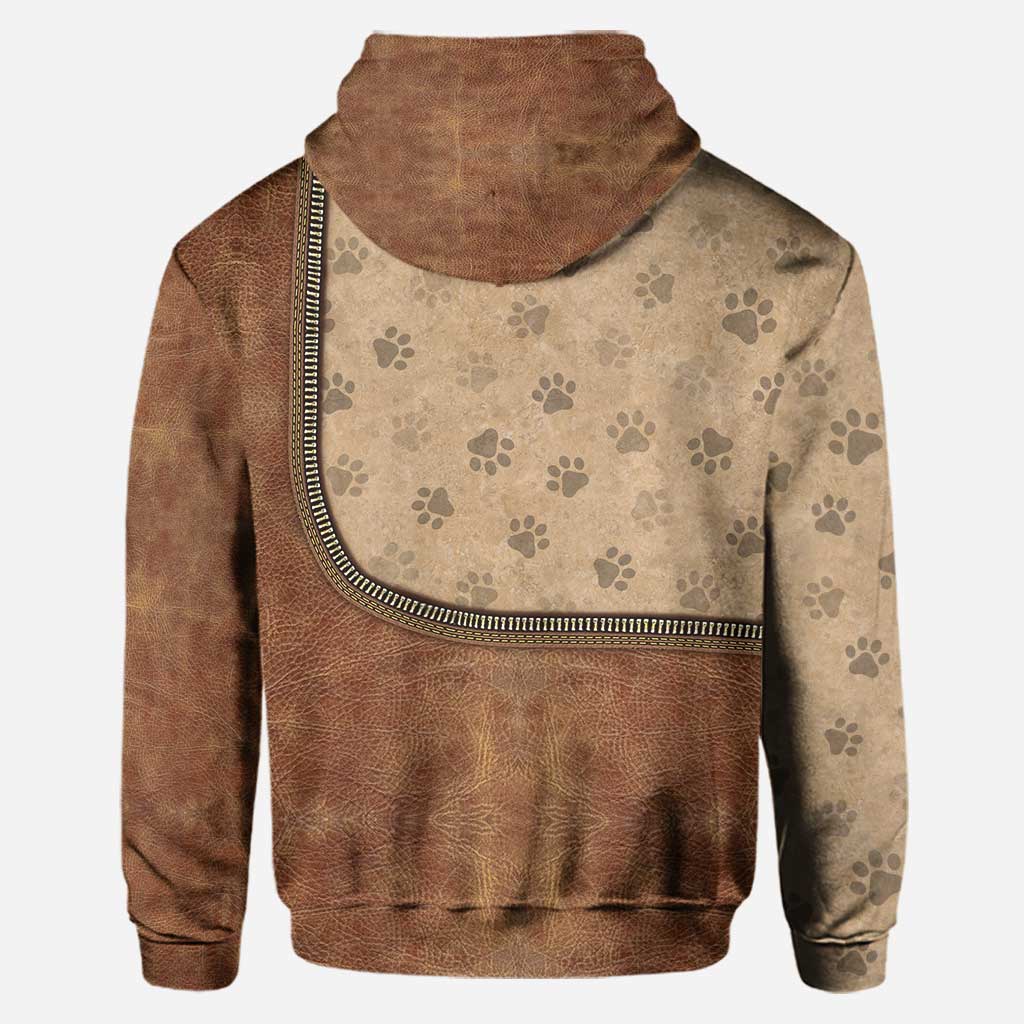 Das Leben ist schöner mit Hunden – Personalisierter Hoodie und Leggings