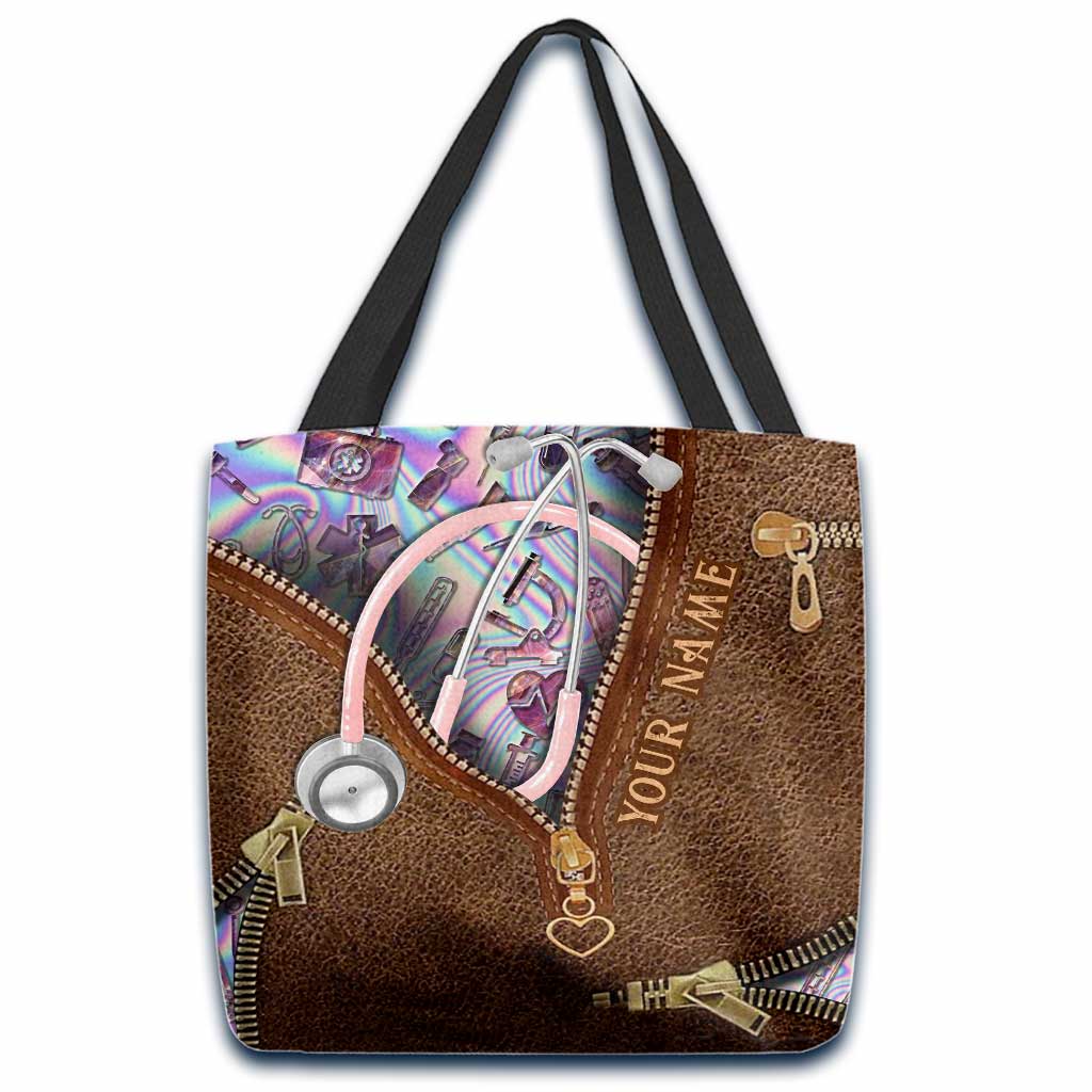 Nurse Life – Personalisierte Tragetasche für Krankenschwestern