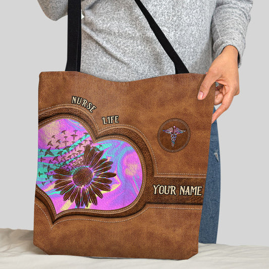 Nurse Life – Personalisierte Tragetasche für Krankenschwestern