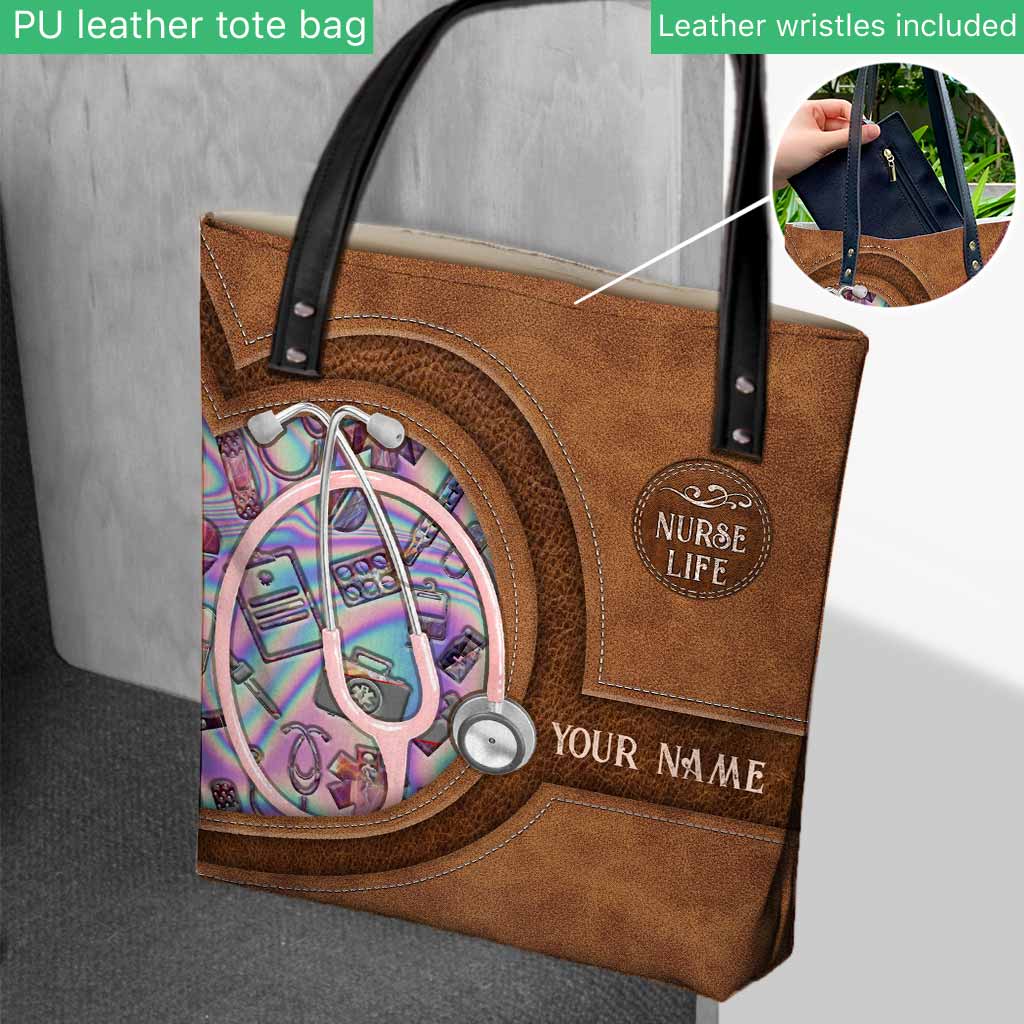 Nurse Life – Personalisierte Tragetasche für Krankenschwestern