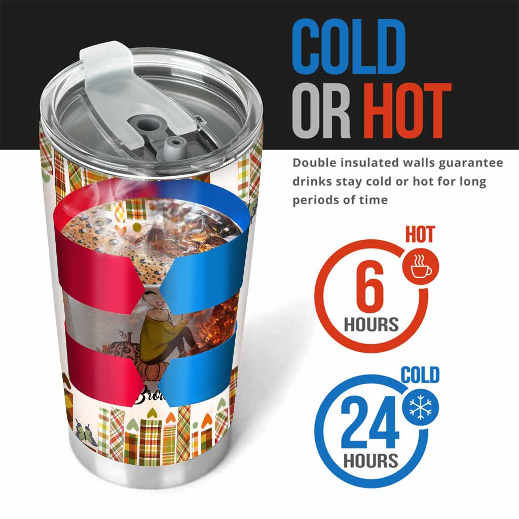 Dankbar, gesegnet und irgendwie chaotisch – personalisierter Lehrer-Trinkbecher