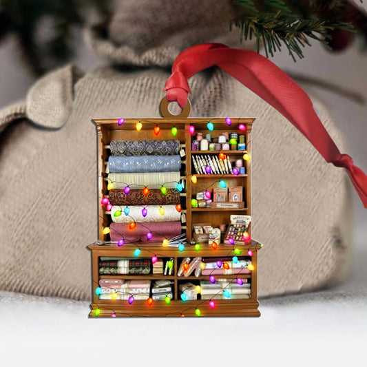 Nähbegeisterte – Weihnachtlicher Nähschmuck mit 3D-Musterdruck (beidseitig bedruckt)