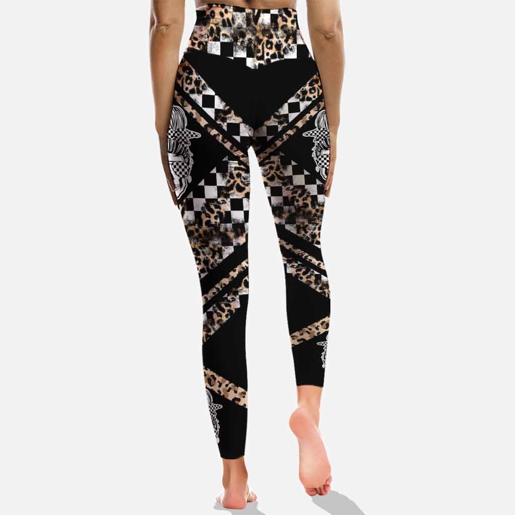Einfach ein Mädchen, das Rennsport liebt – personalisierter Hoodie und Leggings