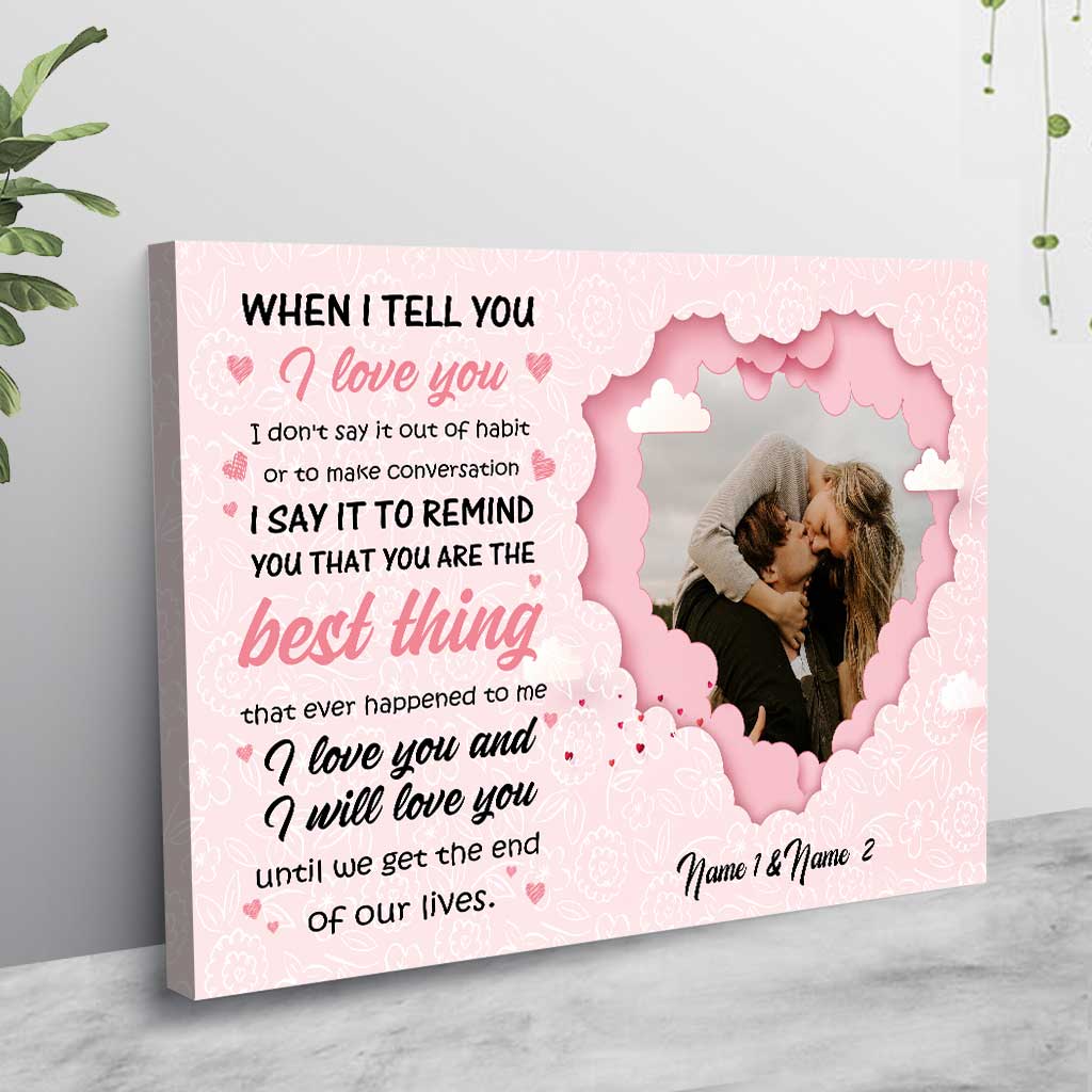 Die besten Momente waren mit dir – personalisiertes Poster für Paare