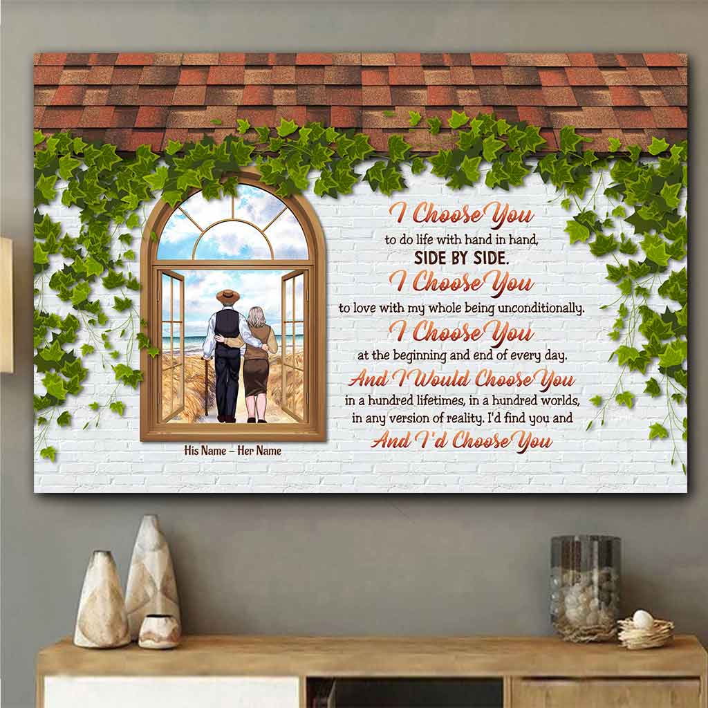 Wenn wir am Ende ankommen – Personalisiertes Poster für Paare