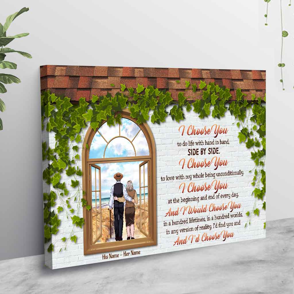 Wenn wir am Ende ankommen – Personalisiertes Poster für Paare