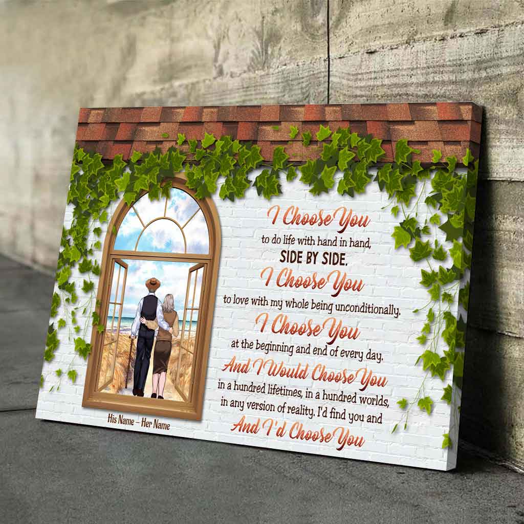 Wenn wir am Ende ankommen – Personalisiertes Poster für Paare