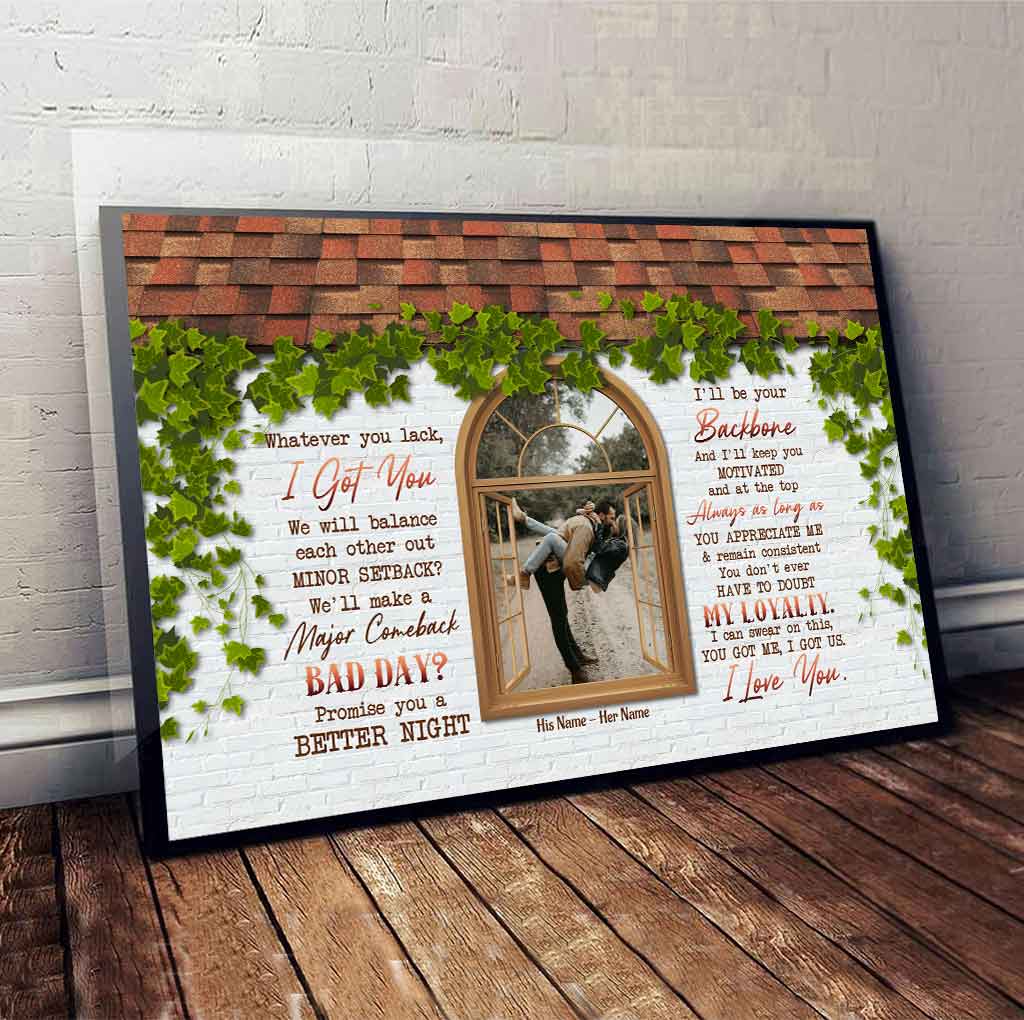 Wenn wir am Ende ankommen – Personalisiertes Poster für Paare