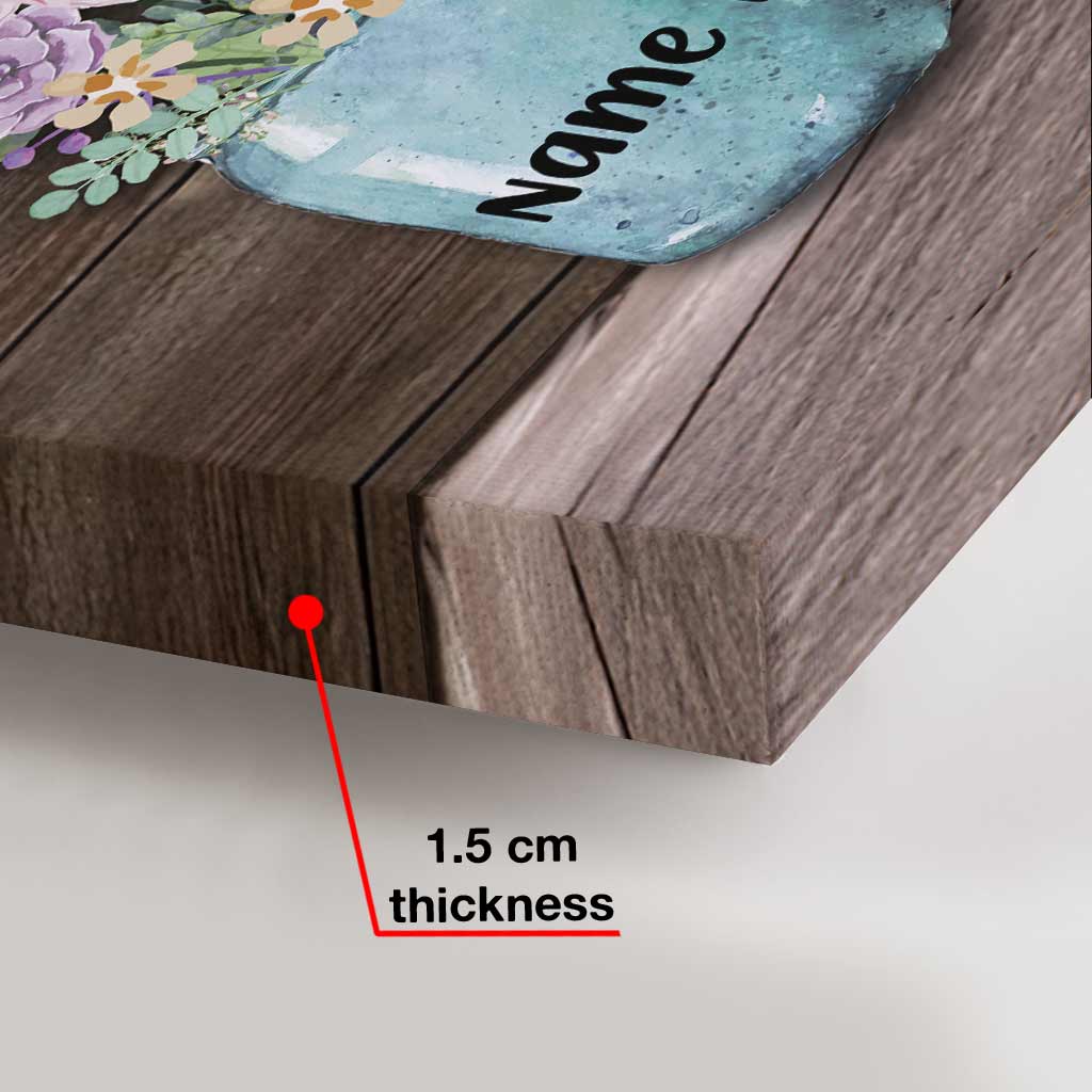 Diese Oma wird geliebt von – Personalisiertes Muttertagsposter