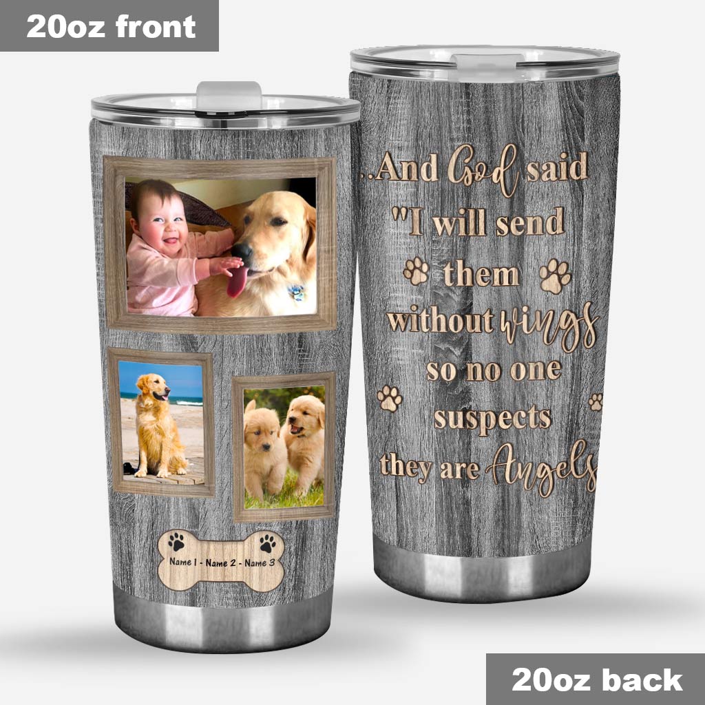 Und Gott sprach – personalisierter Hunde-Trinkbecher