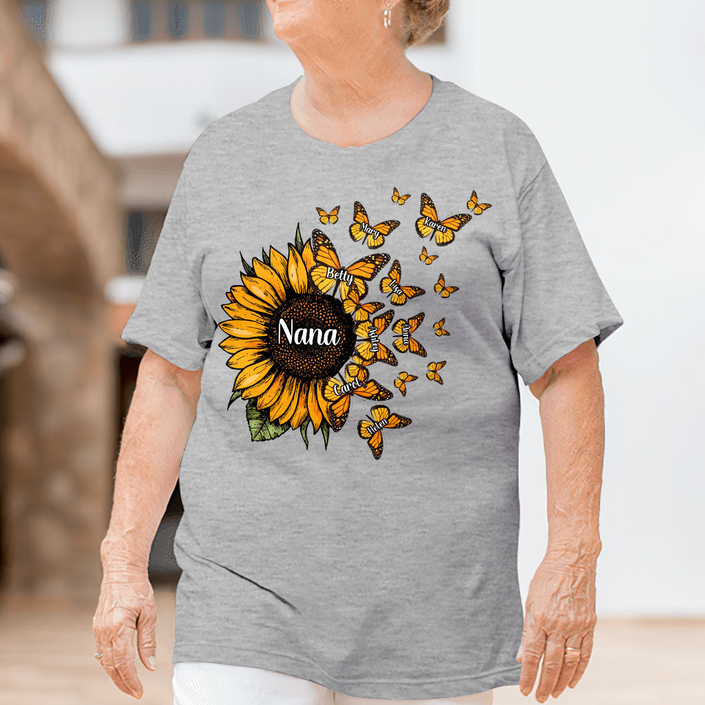 Beautiful Sunflower Blessed To Be Called - Gift for grandma, mom - Personalized T-shirt And Hoodie