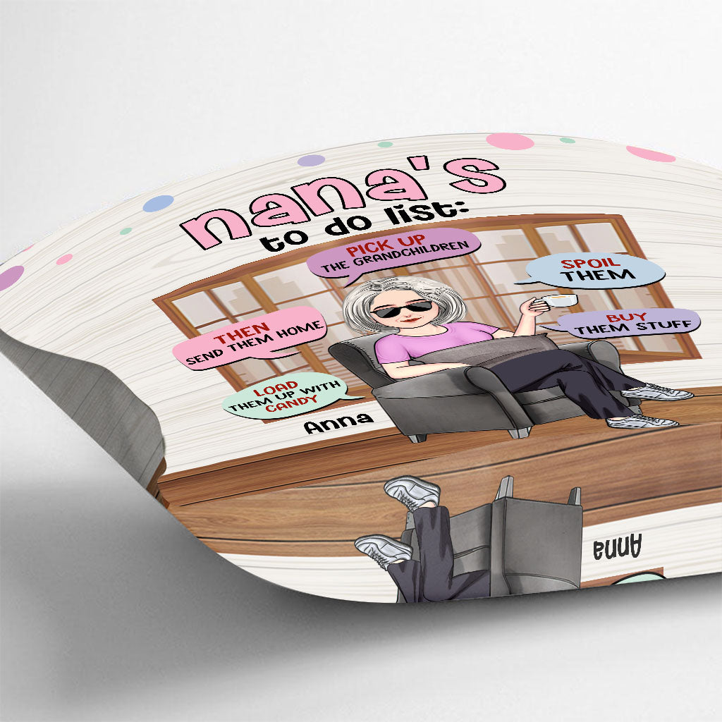 Omas To-Do-Liste – Personalisiertes Oma-Kissen