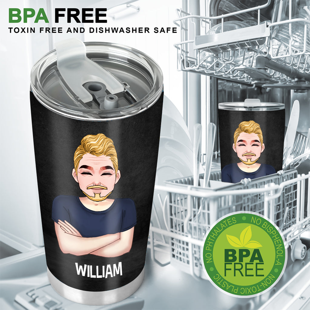 So sieht ein großartiger Papa aus – personalisierter Vater-Trinkbecher