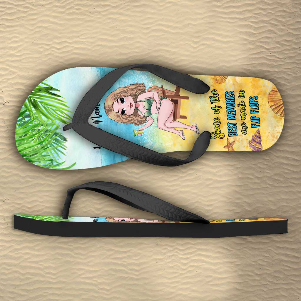 Manche der schönsten Erinnerungen entstehen in Flip-Flops – personalisierte Flip-Flops für Meeresliebhaber