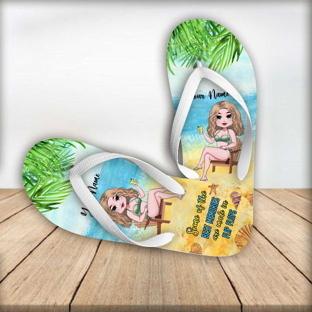 Manche der schönsten Erinnerungen entstehen in Flip-Flops – personalisierte Flip-Flops für Meeresliebhaber