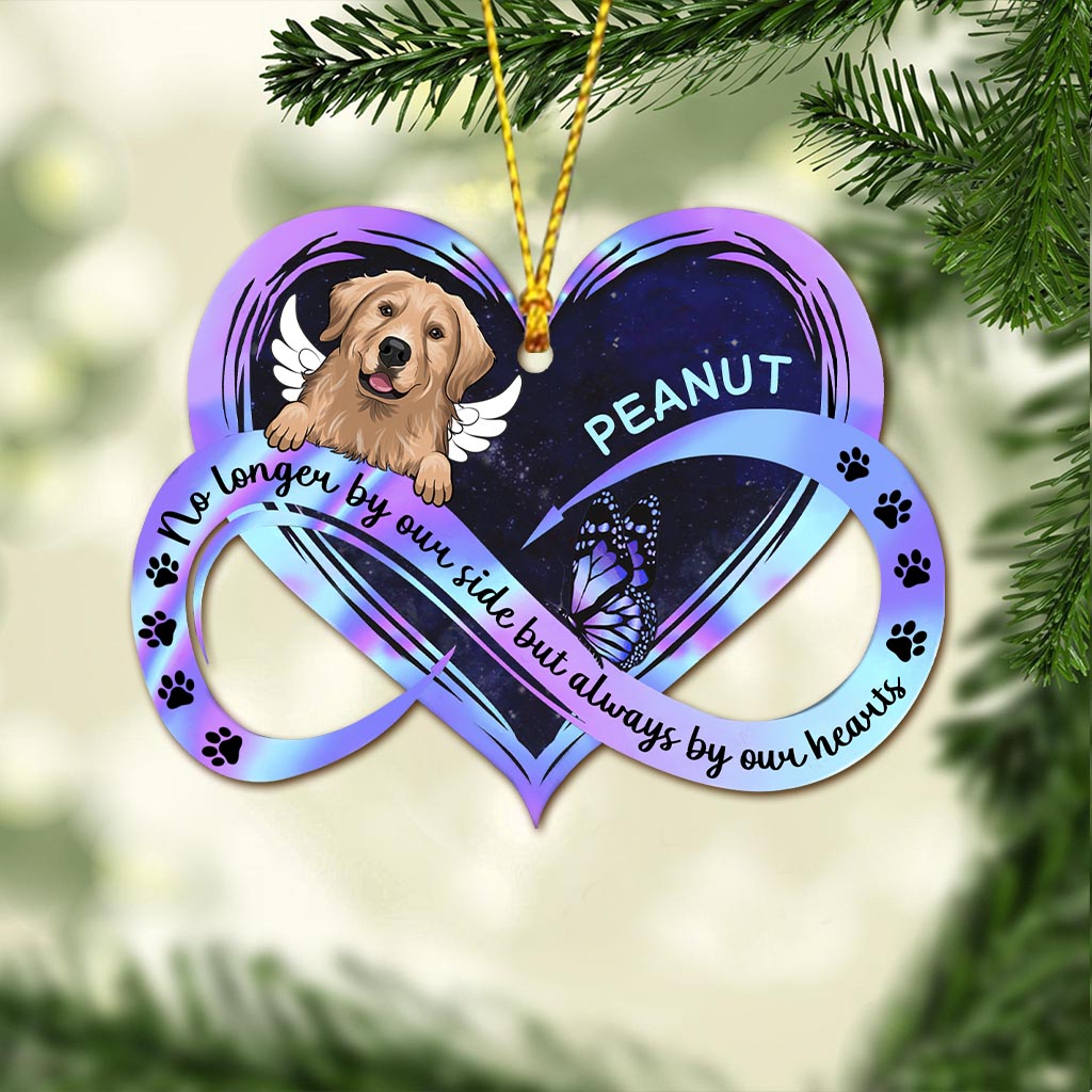 No Longer By Our Side - Personalized Dog Ornament