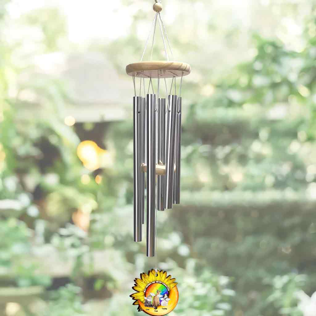Best Friends Are Never Forgotten - Personalized Dog Wind Chime