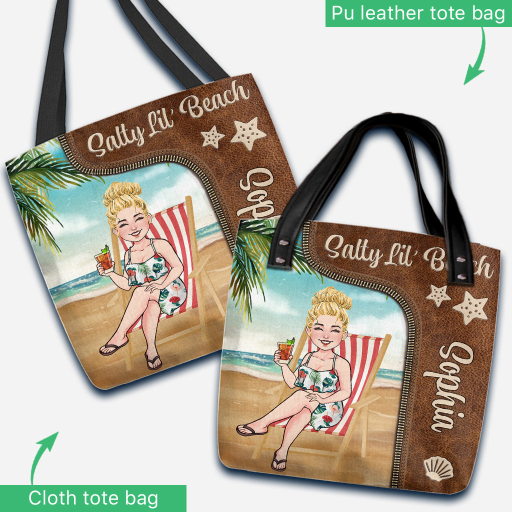 Salty Lil' Beach – Personalisierte Tragetasche für Meeresliebhaber
