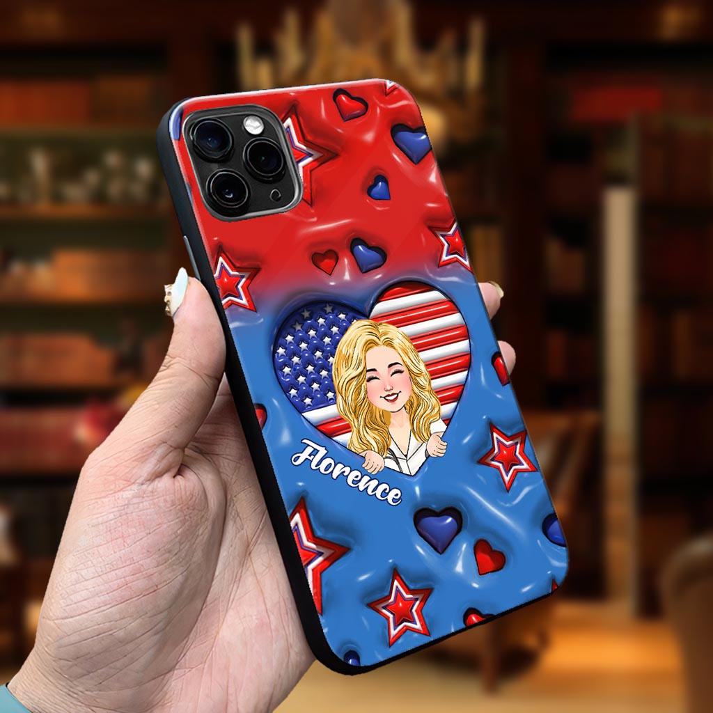 Personalisierte Geschenke für Krankenschwestern – Stolz auf amerikanische Krankenschwestern – Personalisierte Handyhülle für Krankenschwestern