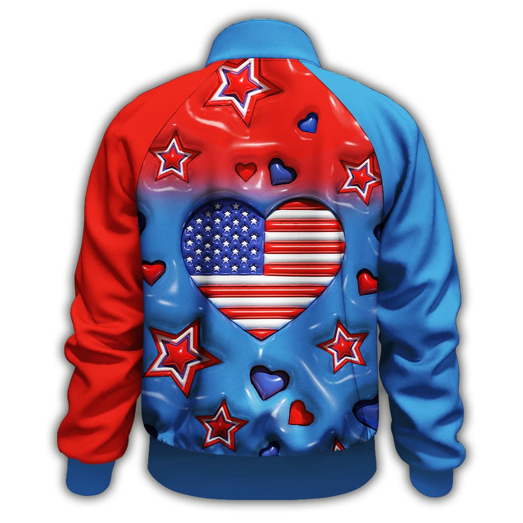 Personalisierte Geschenke für Krankenschwestern – Stolz auf amerikanische Krankenschwestern – Personalisierte Reißverschlussjacke für Krankenschwestern