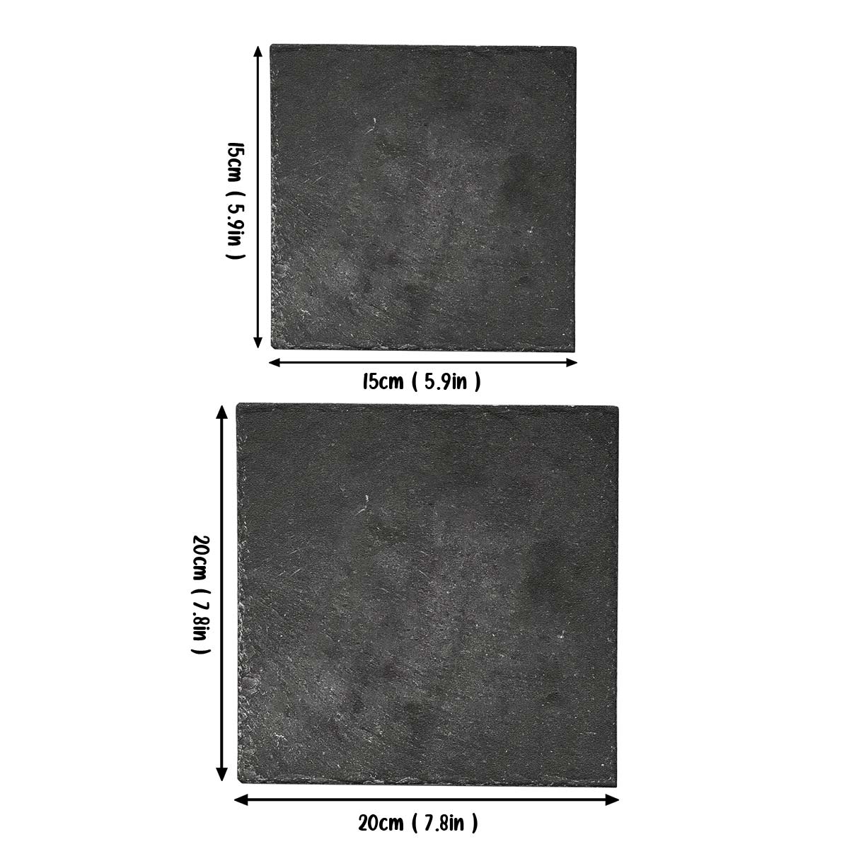 Du hast Pfotenabdrücke in meinem Herzen hinterlassen – personalisierter quadratischer Stein in Hundeform
