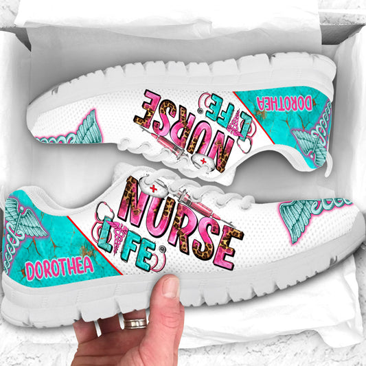 Western Nurse Proud - Personalized Nurse Sneakers