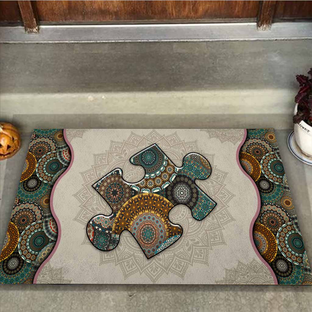 Fußmatte zur Sensibilisierung für Autismus