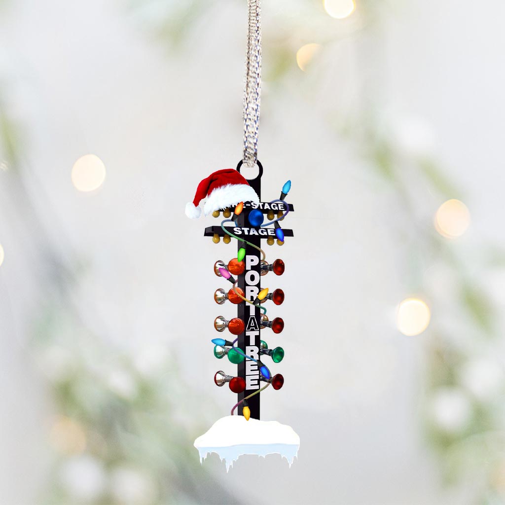 My Christmas Tree - Racing Ornament (Printed On Both Sides)