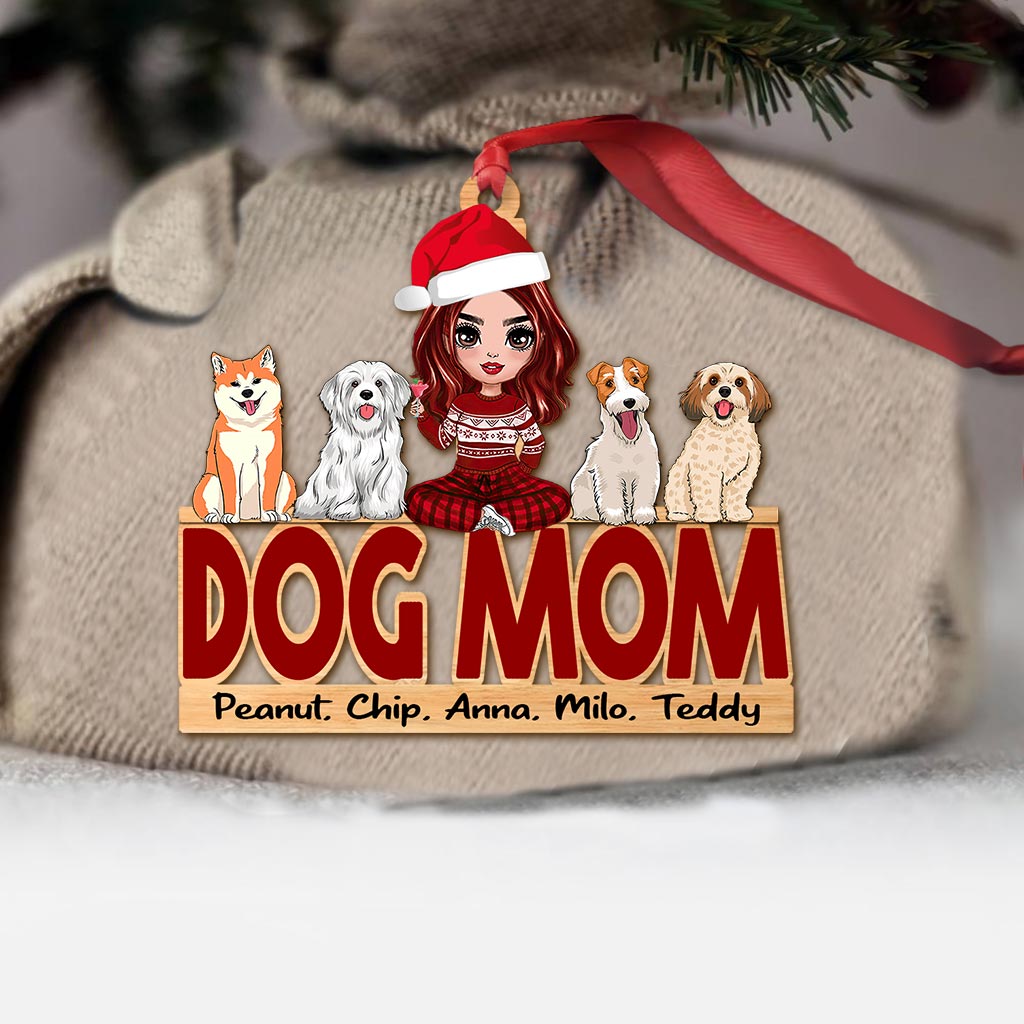 Hundemama – Personalisierter Weihnachtsschmuck mit Hund