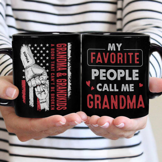 Oma und Enkel – Die unzerbrechliche Bindung – Personalisierte Oma-Tasse