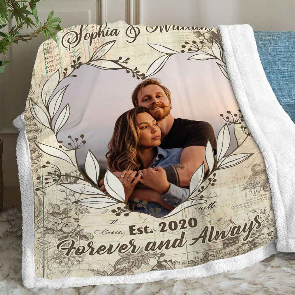 Für immer und ewig – Personalisierte Pärchendecke