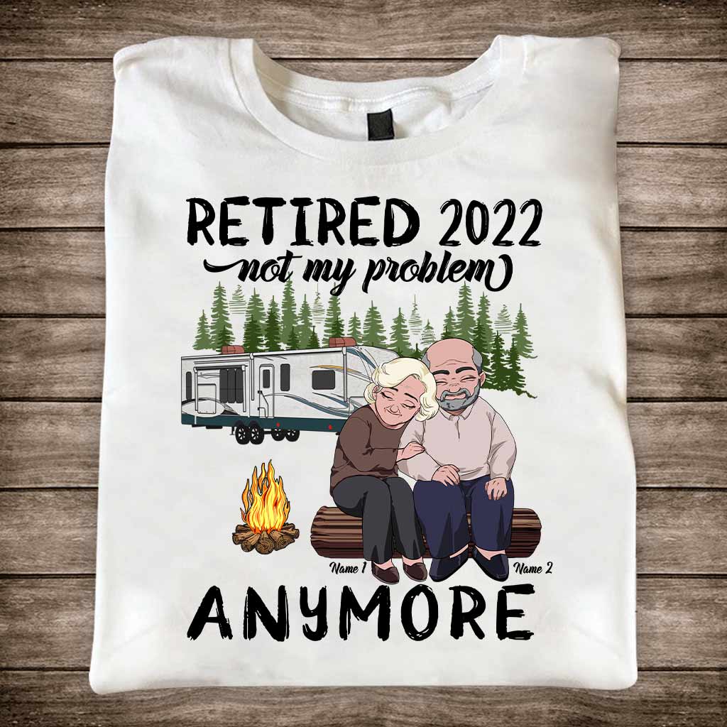 Ich möchte einfach nur deine Hand halten – Camping für ältere Paare – Personalisiertes Camping-T-Shirt und Hoodie