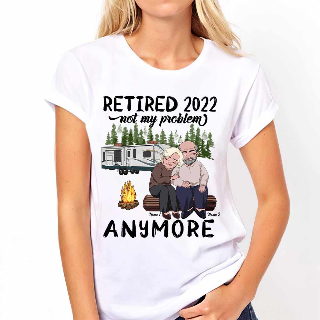 Ich möchte einfach nur deine Hand halten – Camping für ältere Paare – Personalisiertes Camping-T-Shirt und Hoodie