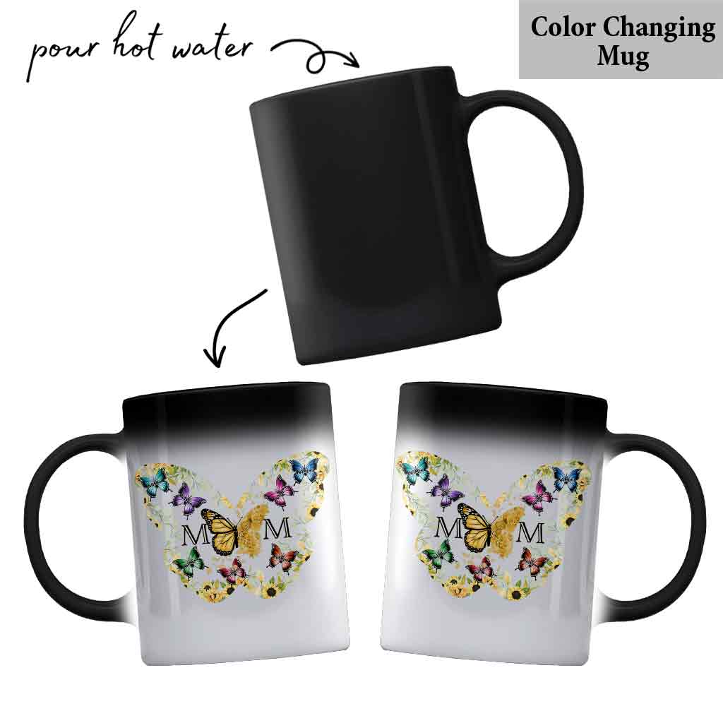 Mama Schmetterling - Personalisierte Muttertasse