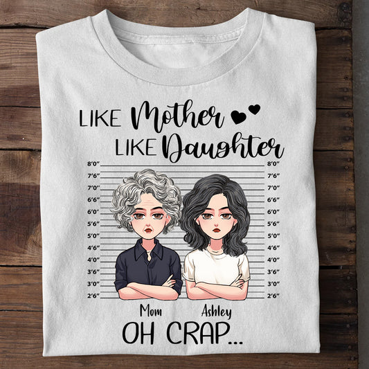 Wie die Mutter, so die Tochter – Personalisiertes Muttertags-T-Shirt und Hoodie