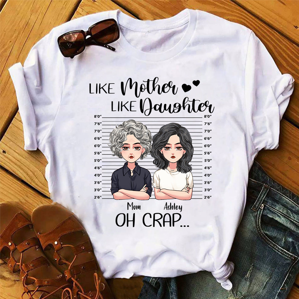 Wie die Mutter, so die Tochter – Personalisiertes Muttertags-T-Shirt und Hoodie