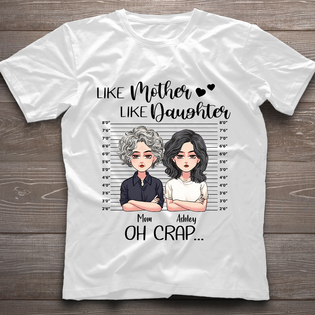 Wie die Mutter, so die Tochter – Personalisiertes Muttertags-T-Shirt und Hoodie