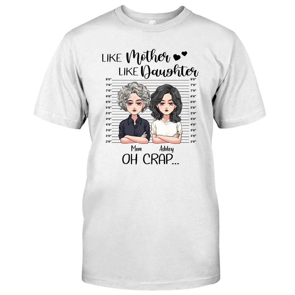 Wie die Mutter, so die Tochter – Personalisiertes Muttertags-T-Shirt und Hoodie