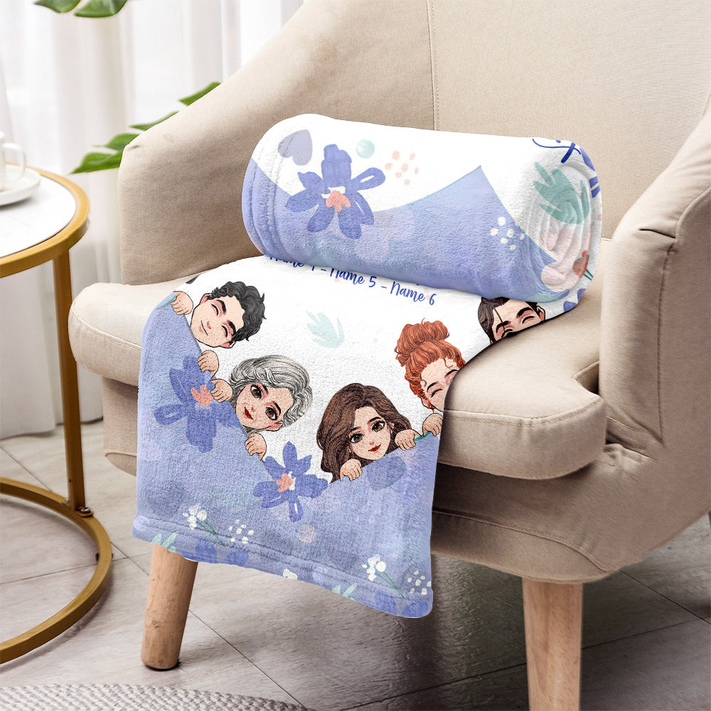 Du bist großartig – Geschenk für Mama, Oma – Personalisierte Decke