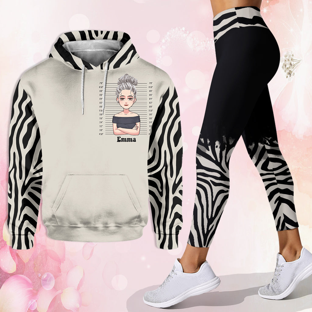 Nana Partners In Crime – Personalisierter Muttertags-Hoodie und Leggings für Oma