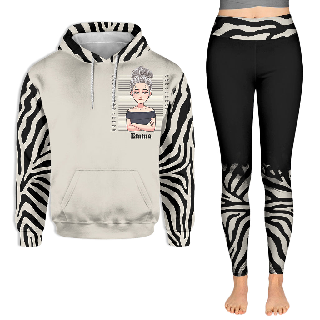 Nana Partners In Crime – Personalisierter Muttertags-Hoodie und Leggings für Oma