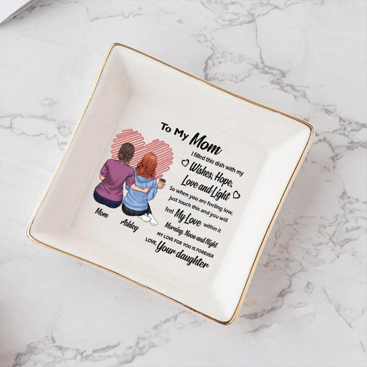 Ich habe diese Schale gefüllt – personalisierte Schmuckschale zum Muttertag