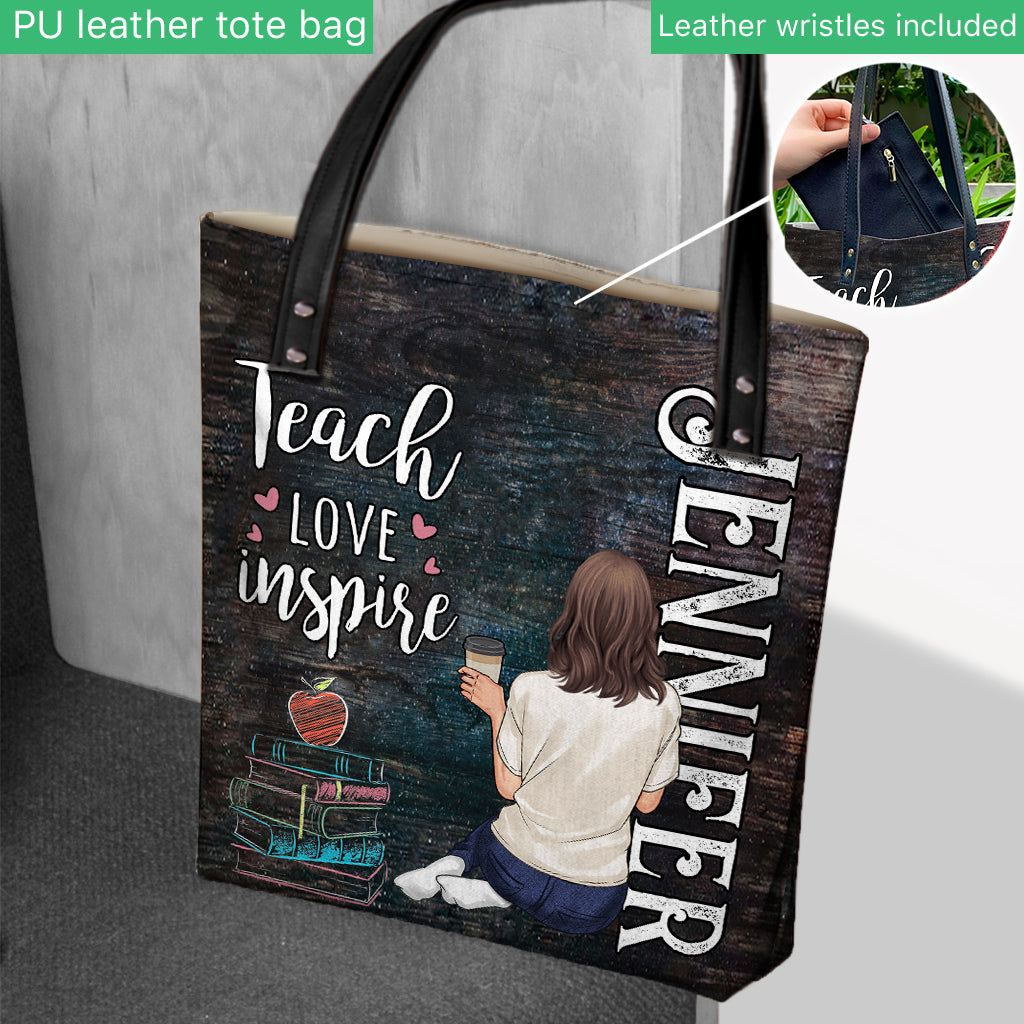 Lehren, Lieben, Inspirieren – Personalisierte Lehrertasche