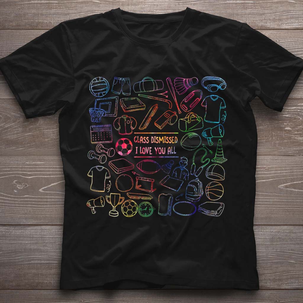 „Unterricht beendet“-T-Shirt und Hoodie (individuell anpassbar)