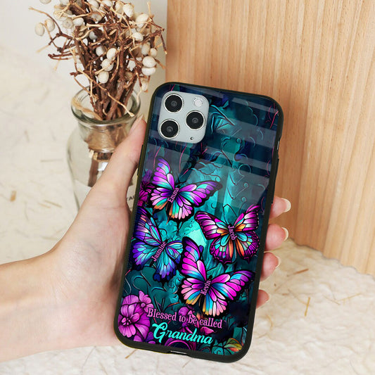 Grandma's Butterflies - Personalized Grandma Phone Case